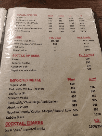 Thasang Authentic Thakali Kitchen menu 4