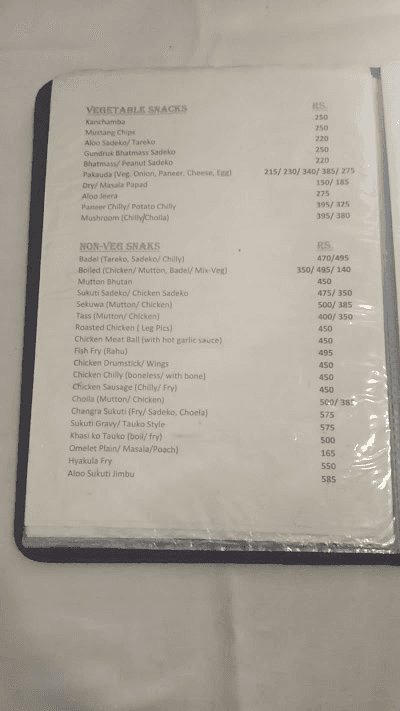 Thasang Authentic Thakali Kitchen menu 3