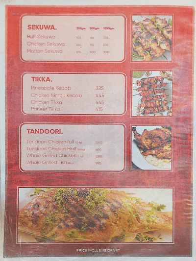 Bhojan Unlimited- The House of Maharaja Thali, Jawalakhel, Lalitpur_menu_4