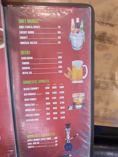 Bagh Bhairab Burger House menu 2