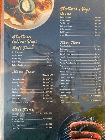 Yog Rooftop Garden Restaurant & Bar menu 1