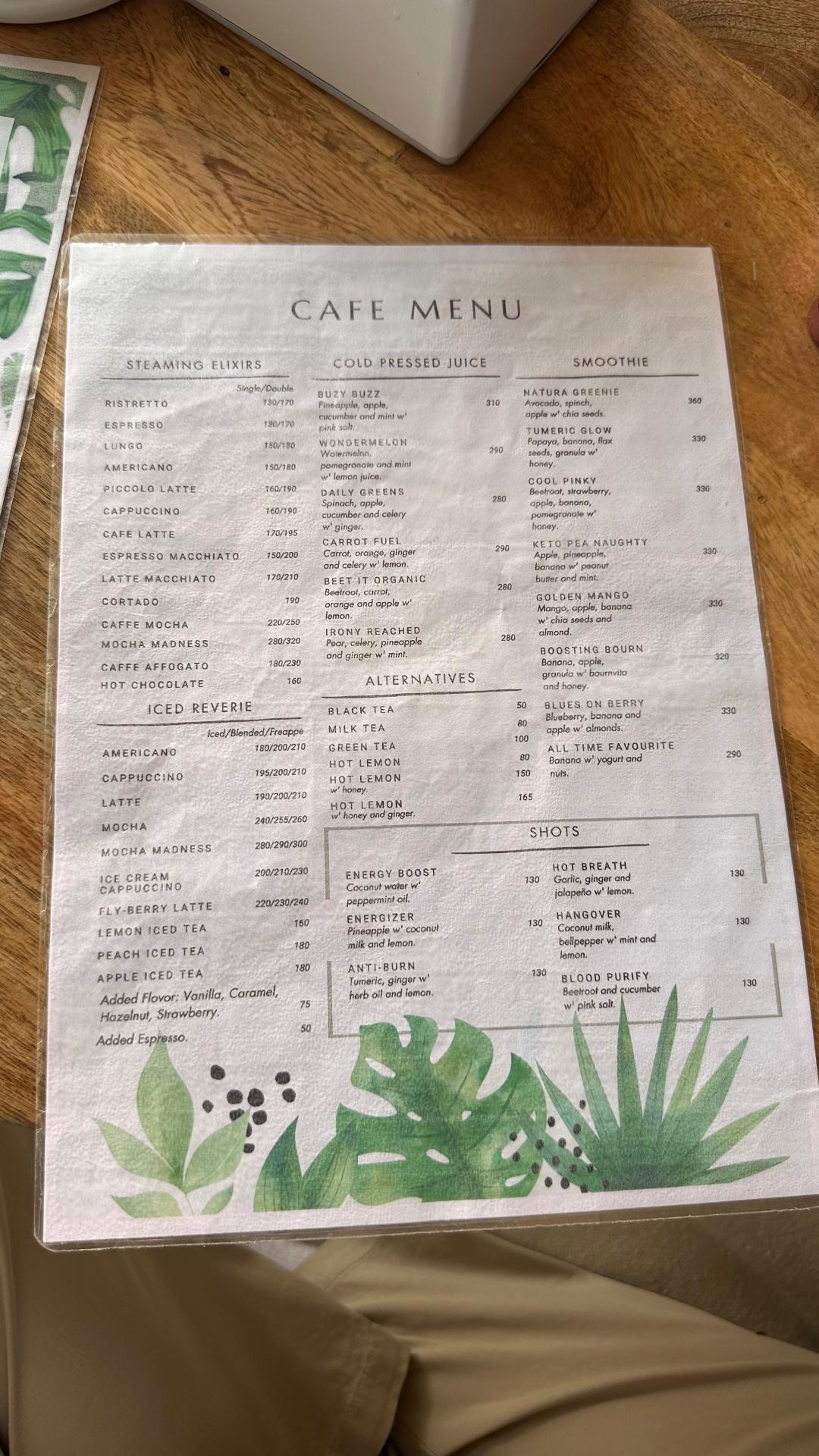 4Stories menu 2