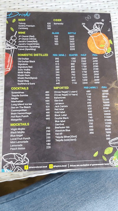 Local Sekuwa menu 4