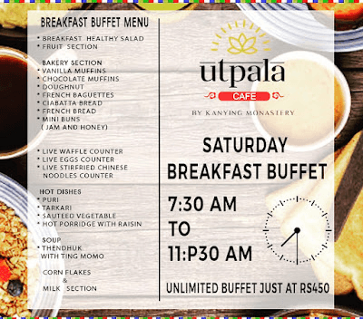 Utpala Cafe menu 3