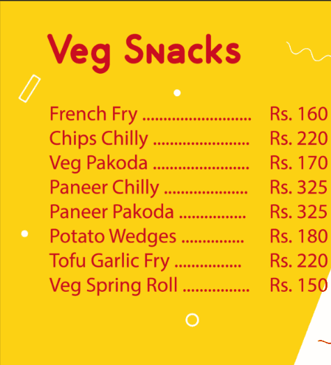 G Cafe menu 3