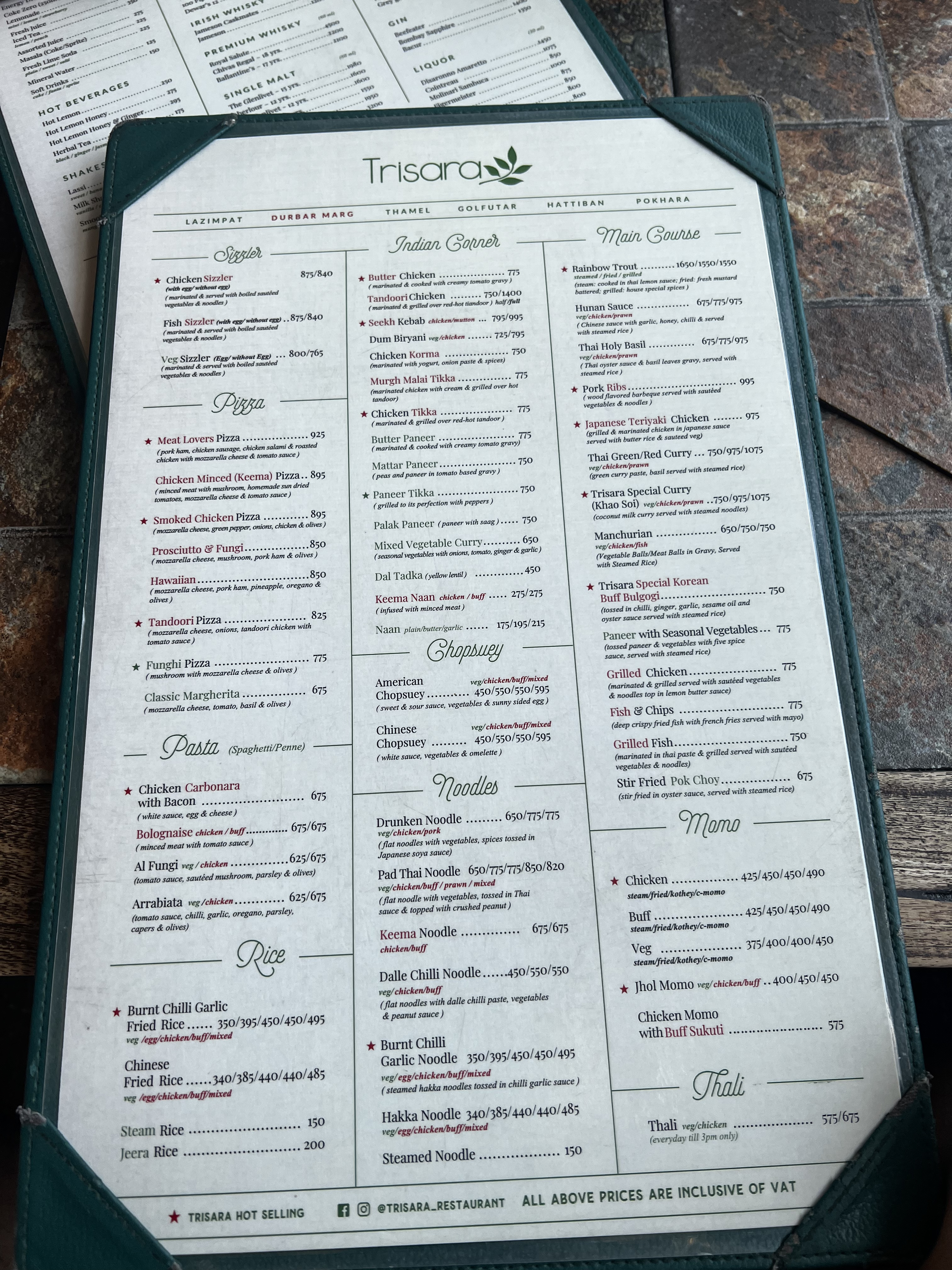 Trisara Durbarmarg_menu_0