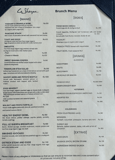 Le Sherpa_menu_4