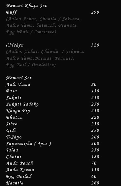 Cafe Sa-La menu 2