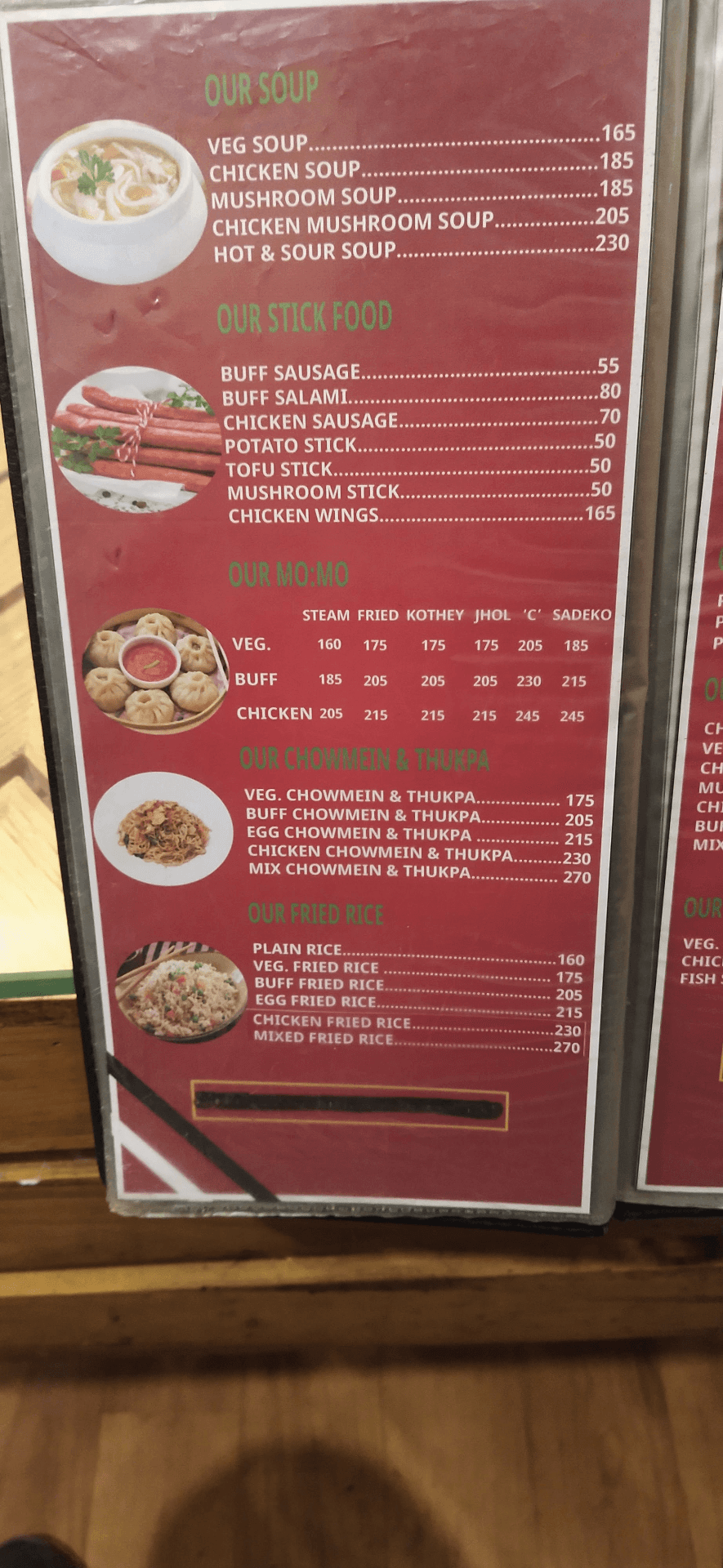 The Burger House & Crunchy Fried Chicken, Sitapaila menu 4