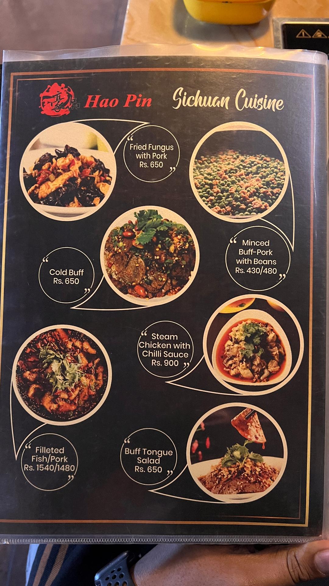 Haopin Hotpot menu 4