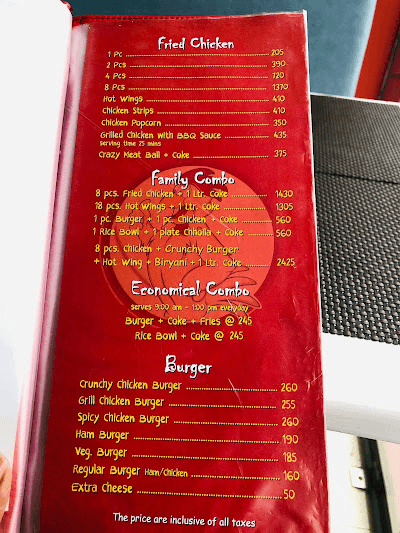 Airport Chicken Station menu 3