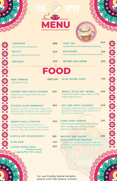 The Chiya Spot menu 2