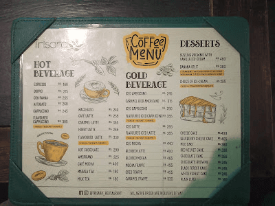 Trisara menu 2