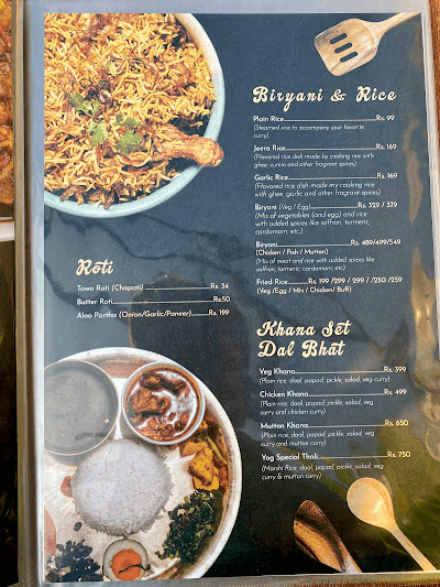 Yog Rooftop Garden Restaurant & Bar menu 4