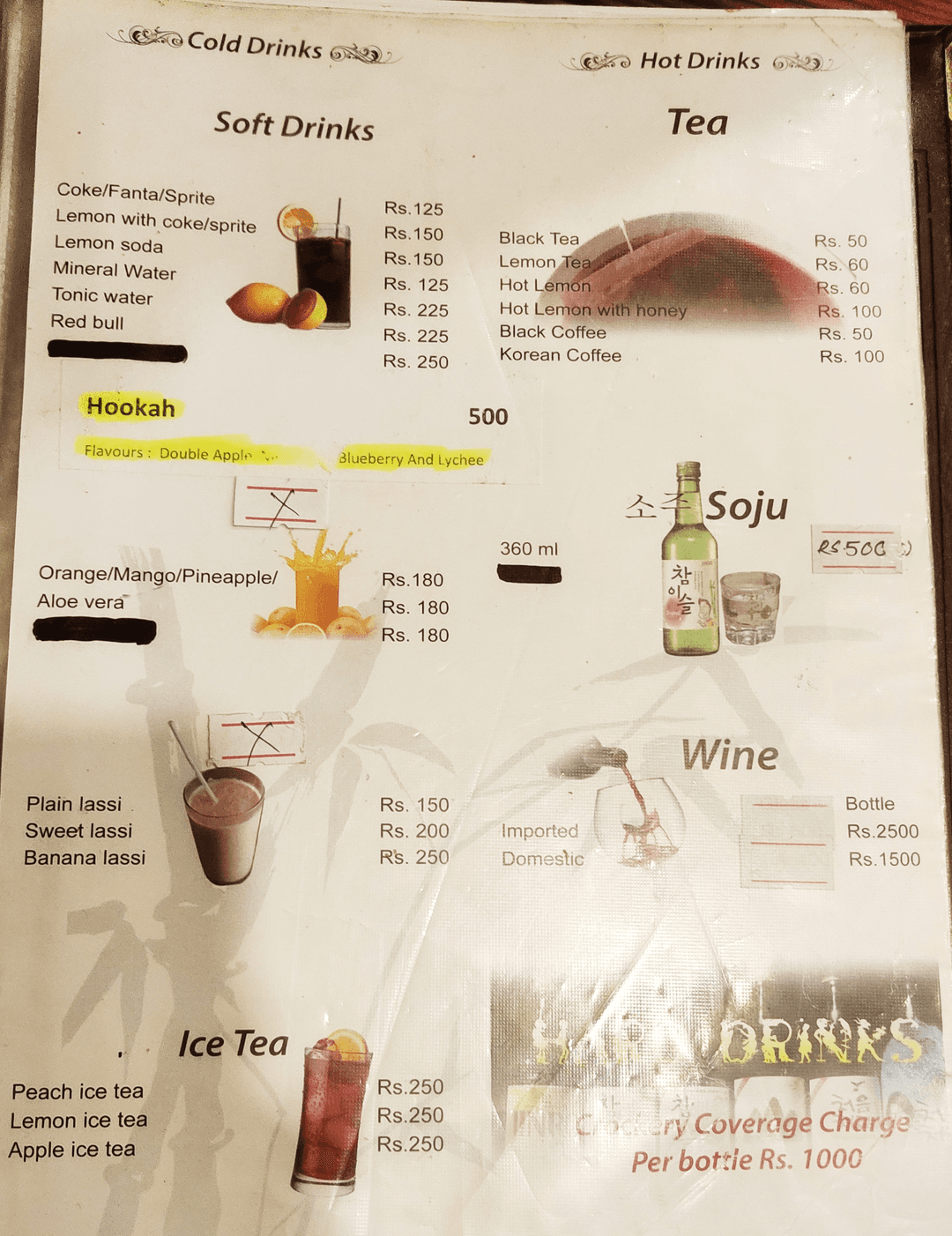 Jawalakhel Hankook Sarang Korean Restaurant menu 1
