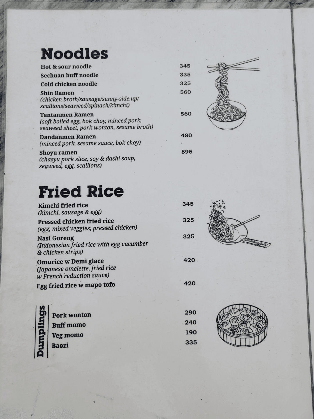 Luma Restaurant menu 2