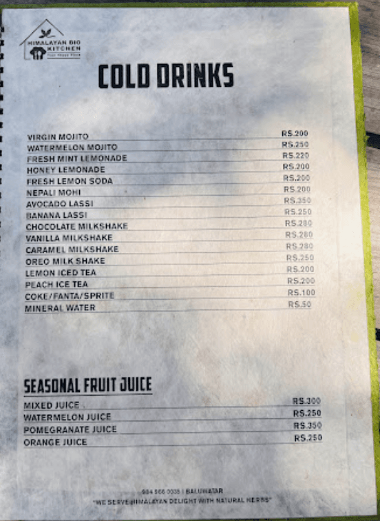 Himalayan Bio Kitchen_menu_2