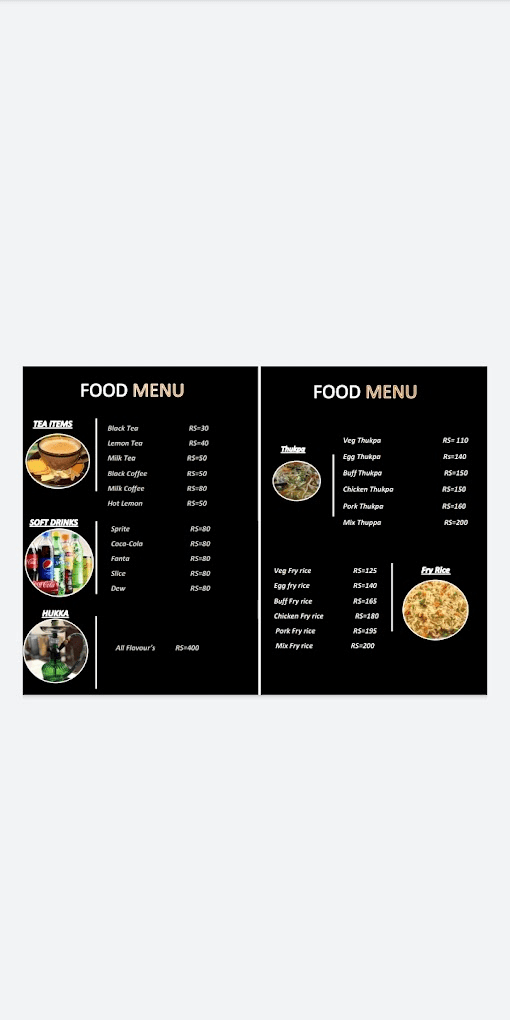 Barghar THARU restaurant Tusal menu 3