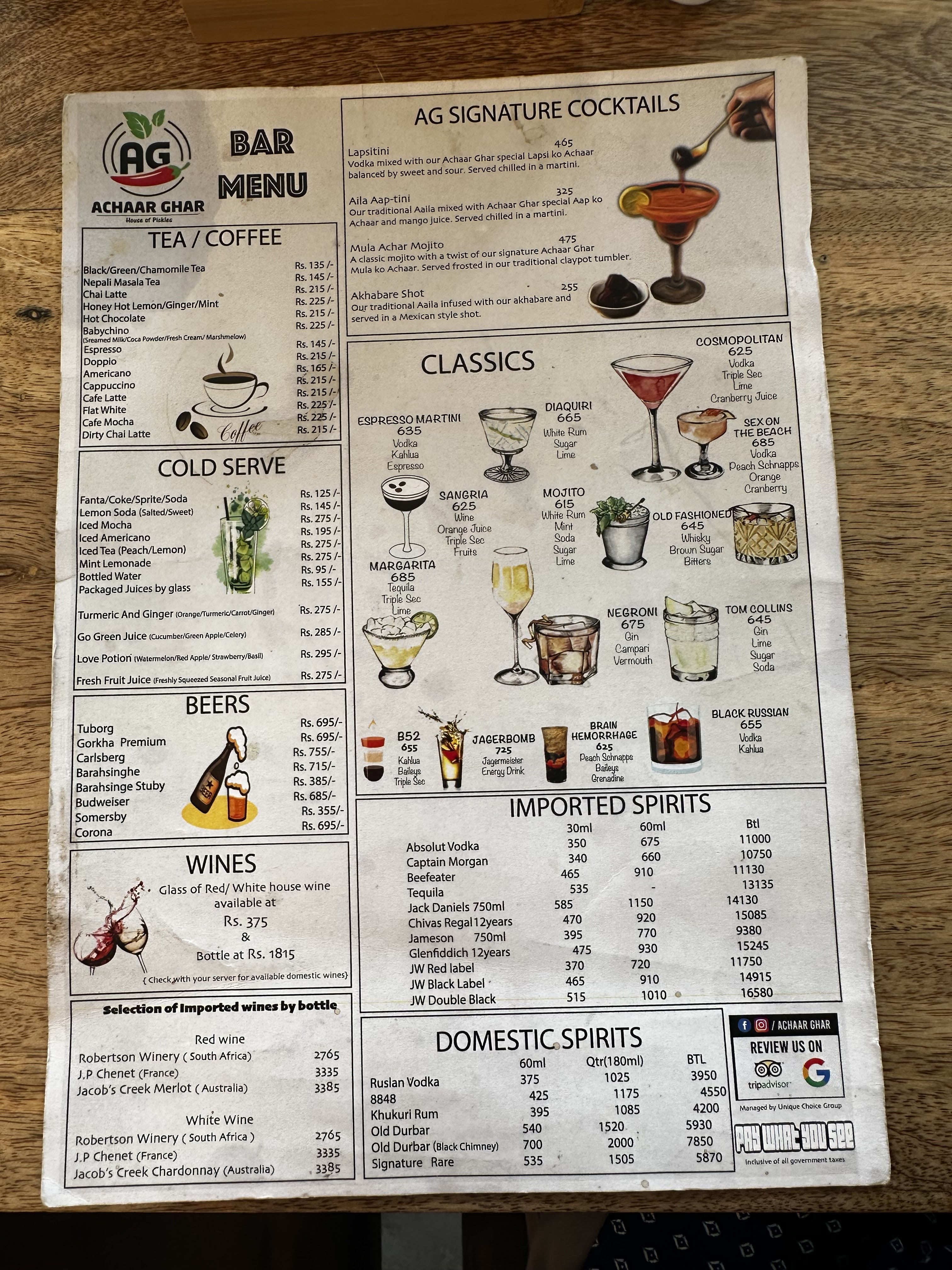 Achaar Ghar Restaurant  menu 2