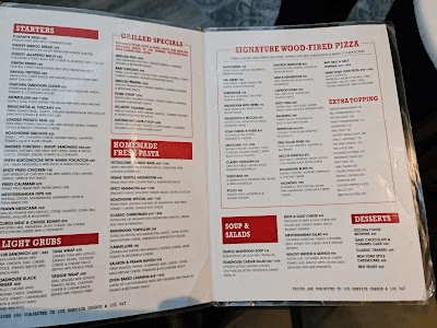 Roadhouse Cafe menu 2