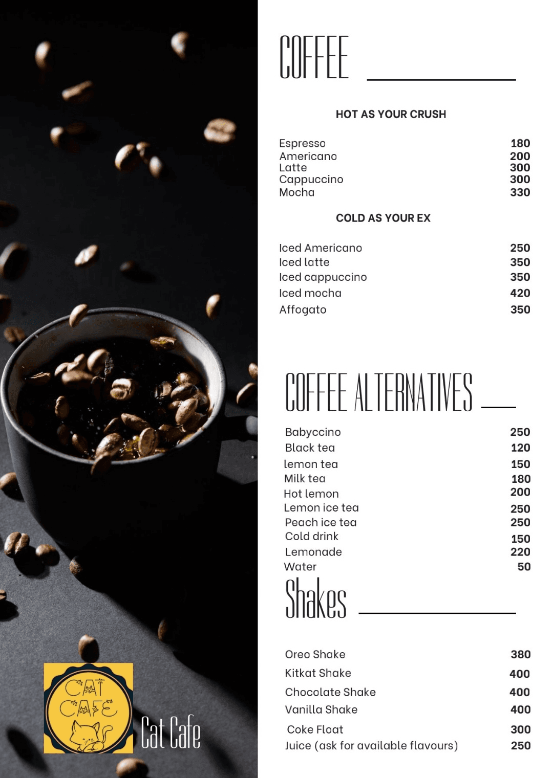 Cat Cafe Nepal menu 3