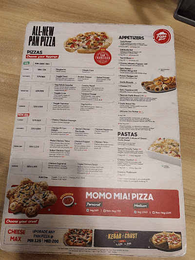 Pizza Hut menu 3