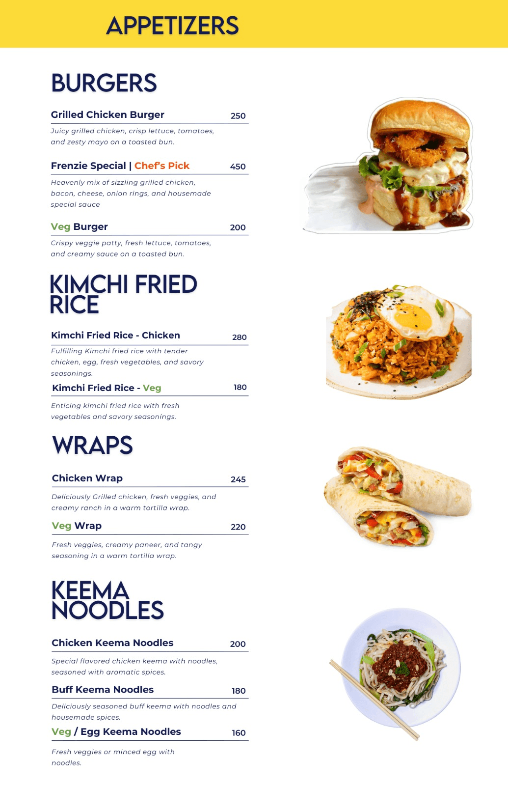Frenzie Fries menu 3