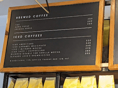Himalayan Java Coffee - Airport_menu_1
