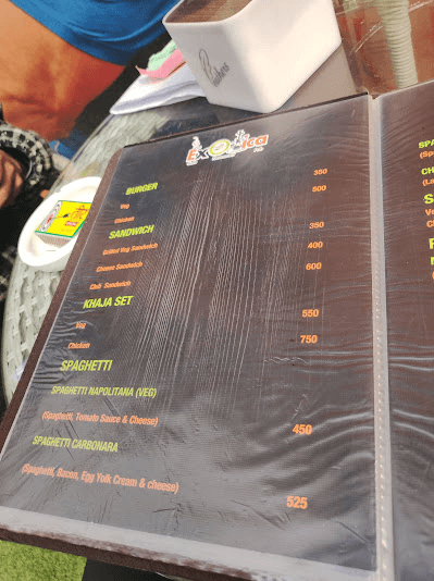 Exotica Cafe menu 2