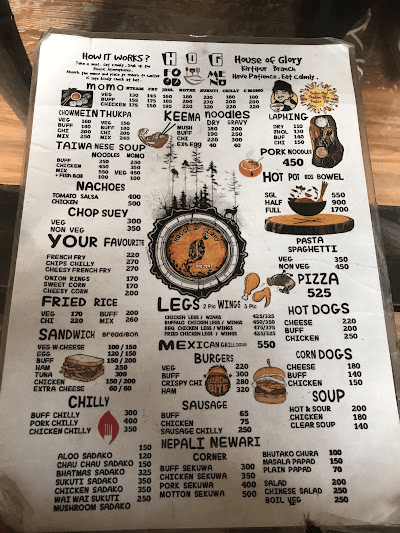 House Of Glory - Art & Gallery Chya Pasa च्या पस: menu 2