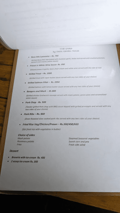 The Yard Restro_menu_4