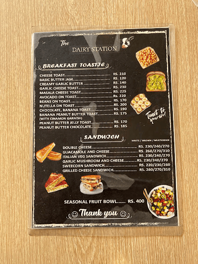 The Dairy Station_menu_0
