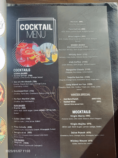 Thasang Ghar menu 4