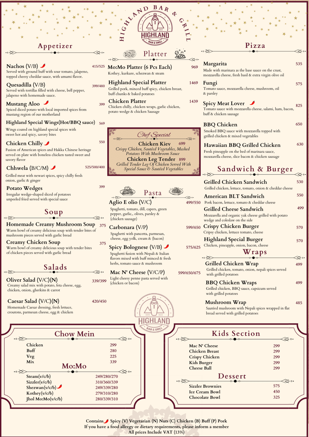 Yala Garden Cafe & Restro menu 2