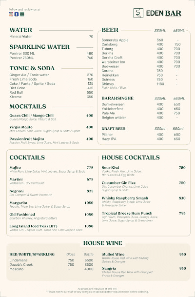 EDEN SANEPA menu 2