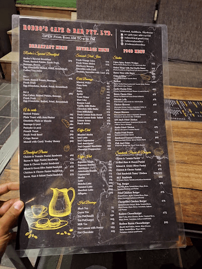 Rodeo's Cafe and Bar_menu_0