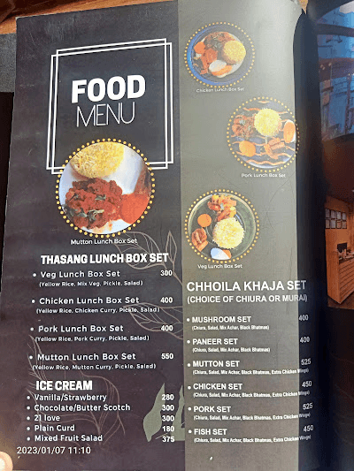 Thasang Ghar menu 1