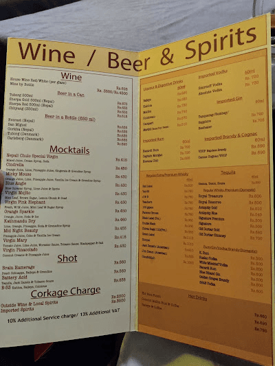 Nepali Chulo Authentic Restaurant menu 2