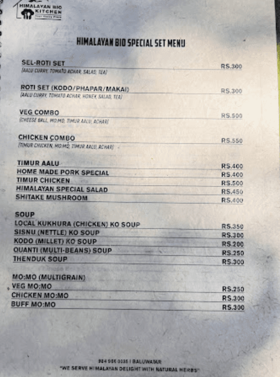 Himalayan Bio Kitchen_menu_0