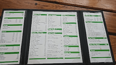 The leaf lounge menu 3