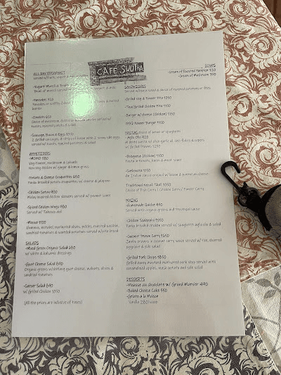 Cafe Swotha menu 1