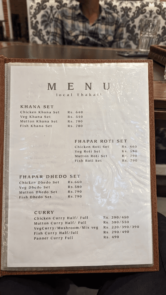 Local Thakali_menu_10