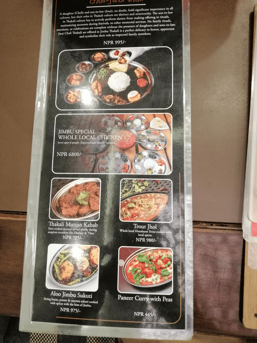 Jimbu Thakali by Capital Grill_menu_3