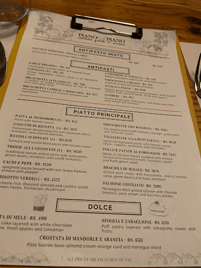 Piano Piano, Lazimpat - Best Italian Restaurant In Kathmandu_menu_5