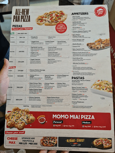Pizza Hut menu 1