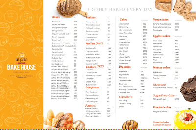 Utpala Cafe menu 4