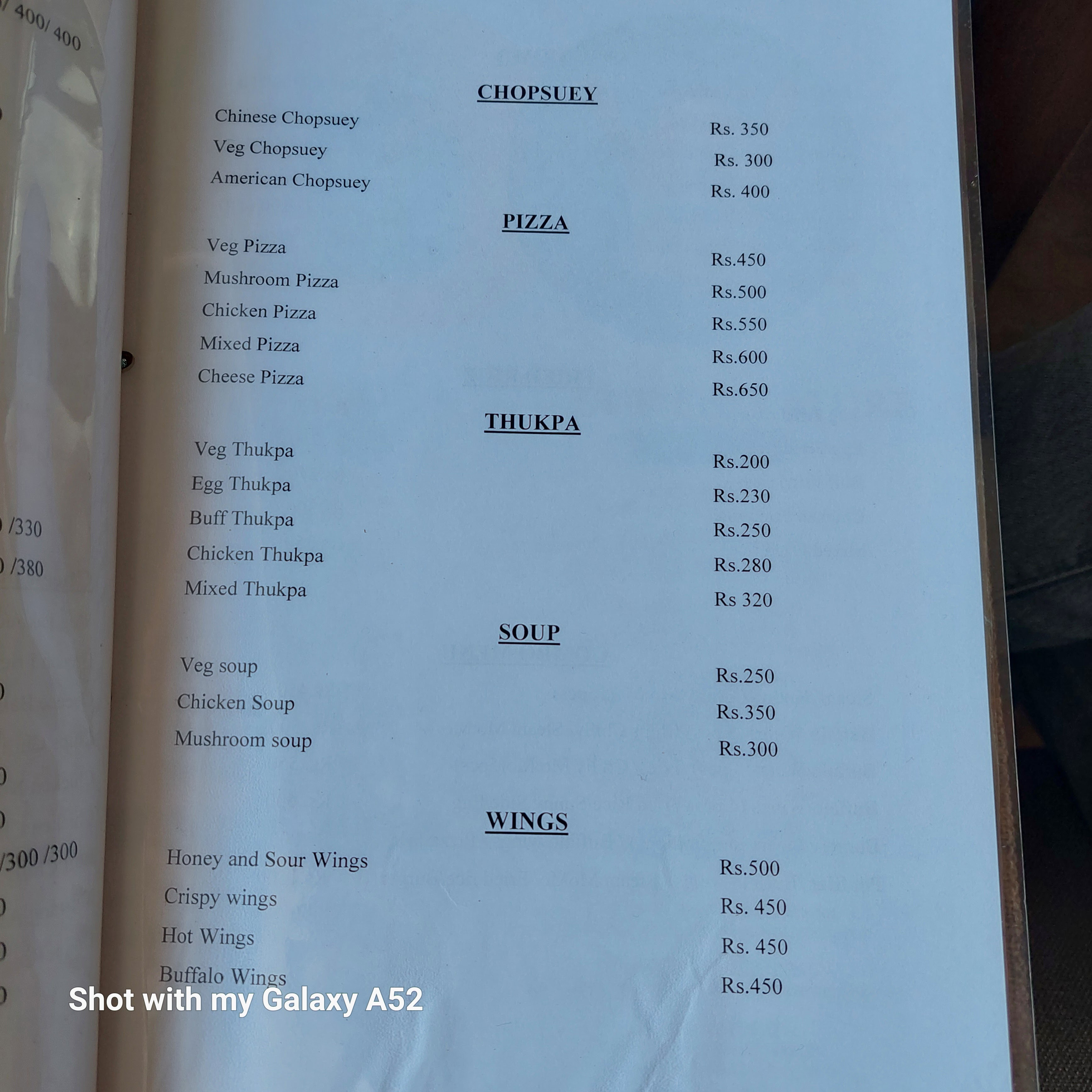 Sha-Jhya Cafe & Funkey Delights menu 2