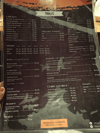 The Wings Factory, Radhe Radhe_menu_8