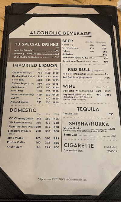 T3 Thakali Bhanchha Ghar & Sekuwa Cafe menu 2