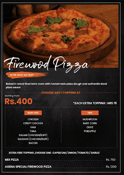 Agena menu 4